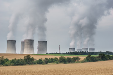 Fototapeta na wymiar nuclear power plant Dukovany-Czech Republic