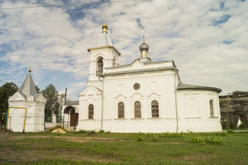 Fototapeta na wymiar Church Nikolaya Miracle worker in village Mstyora