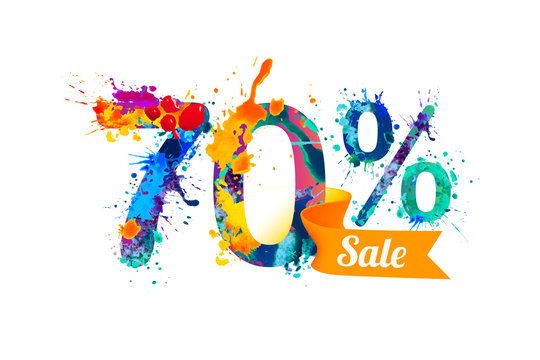 seventy (70) percents sale