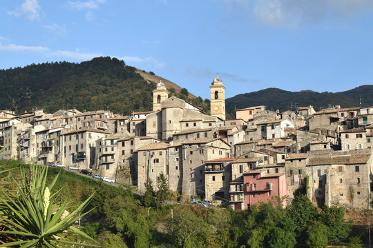 View of Piglio wine country - Lazio - Italy