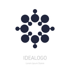 Abstract Logotype. Vector logo, design element or icon.