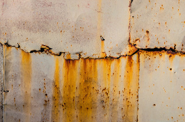 Texture of rusty metal.