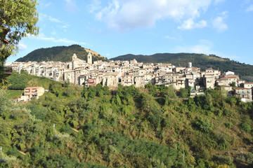 View of Piglio wine country - Lazio - Italy