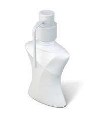 Bottle with hand wash. 3d.