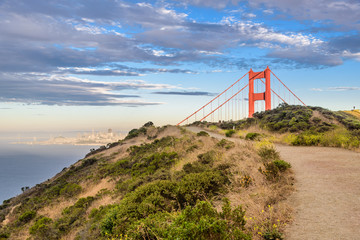 San Francisco and Golden Gate View