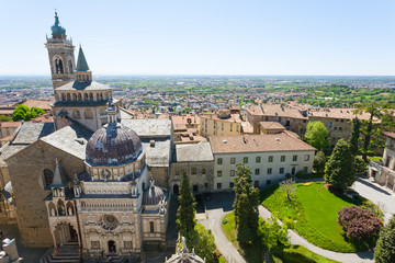 Fototapeta na wymiar Cathedral in Bergamo, Lombardy, Italy