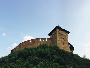 Fototapeta na wymiar old castle in east europe