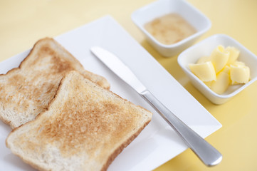 White toast