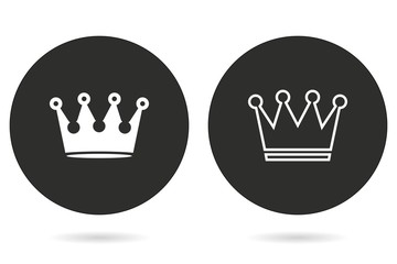 Crown vector icon.
