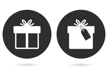 Gift Box vector icon.