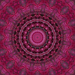 Kaleidoscopic design abstract ornament seamless texture, wavy pa