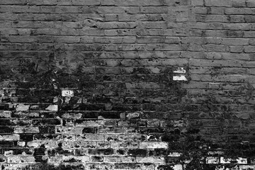 Brick texture with scratches and cracks