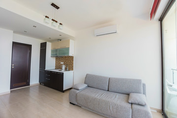 Interior of a guest house  kitchen