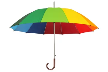 Fotobehang Rainbow umbrella © Andrzej Tokarski