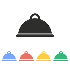 Food cover - vector icon.