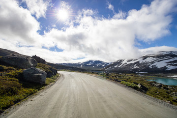 Road Strynefjellet in Norway