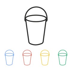 Bucket - vector icon.
