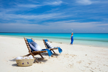 Idyllic beach in Africa