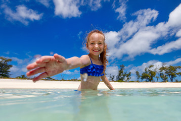 Cute little girl on vacation