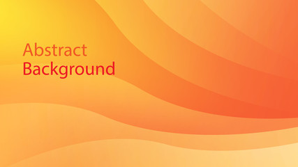 warm and orange color background abstract art vector