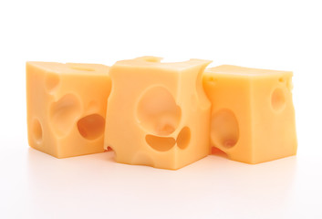cheese isolated on white background cutout
