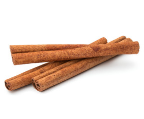 cinnamon stick spice isolated on white background closeup