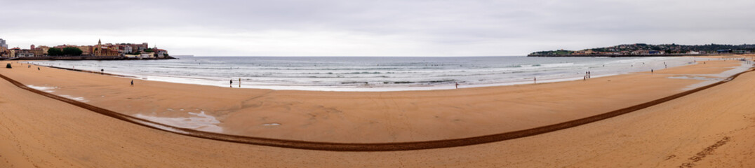 Beautiful  seaview from green forest