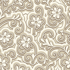 Small flowers, seamless floral pattern