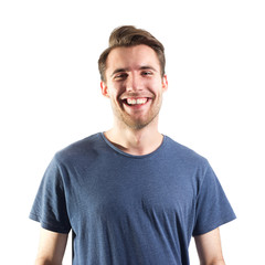 Obraz premium portrait of handsome young man, clipping path included