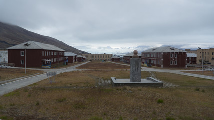 Pyramiden settlement. Svalbard