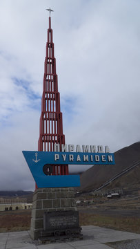 Pyramiden Settlement. Svalbard