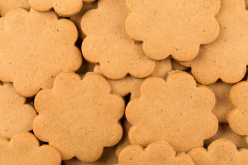 Gingerbread star cookies