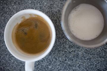 Close-up of two glasses