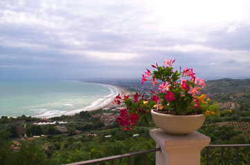 Vasto. Abruzzo. Italy. Panoramic landscape
