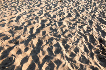 background, sand on the beach