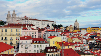 Fototapeta na wymiar Alfama view, Lisbon, Portugal