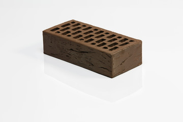 Bricks on white background