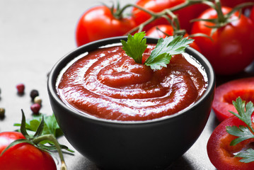 Tomato ketchup sauce 