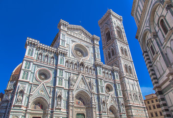 Fototapeta premium Facade Cathedral Florence
