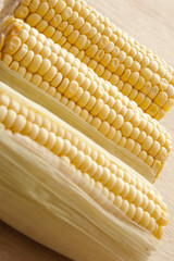dehusked sweet corn