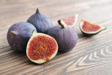 Fresh figs closeup