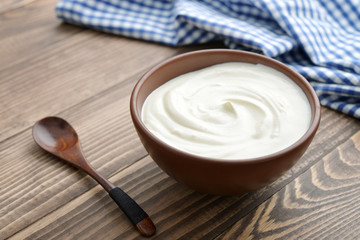 Yogurt in bowl