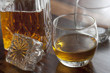 Whiskey Glass and Decanter