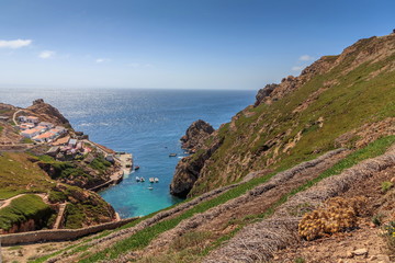 Fototapeta premium Vista da ilha das Berlengas em Peniche Portugal