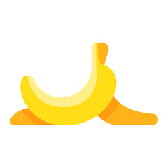 Banana skin vector