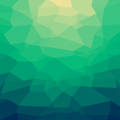 Green polygon background