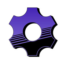 ikona retro lata 80 wektor © vempireart