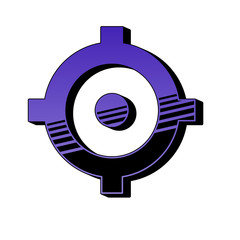 ikona retro lata 80 wektor © vempireart