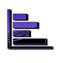 ikona retro lata 80 wektor