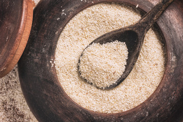 Farinha de Mandioca. Manioc. Cassava flour. Farofa